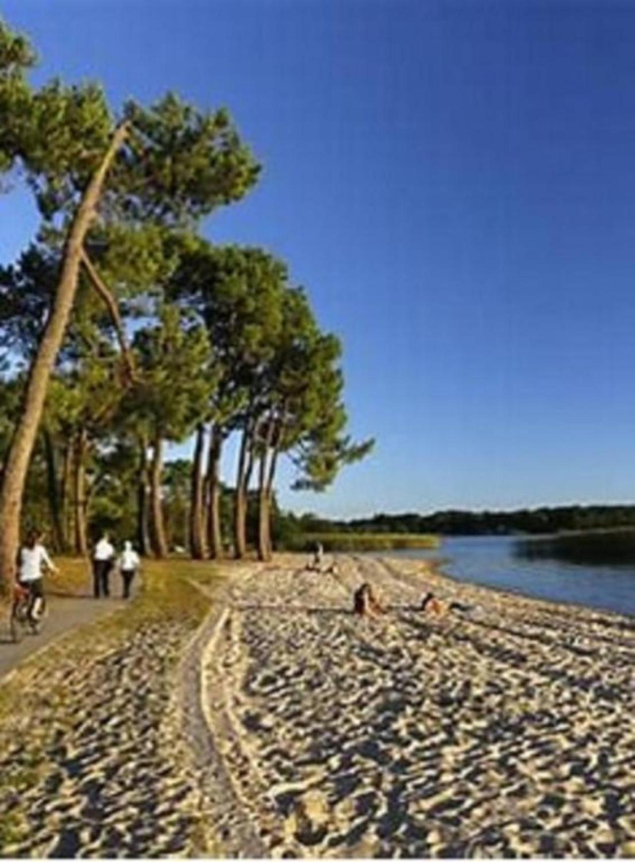 Agreable Maison A 400M Du Lac Villa Sanguinet Bagian luar foto